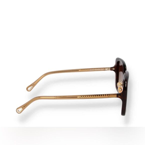 Chloe Gradient Rectangle Acetate Sunglasses, Comes with Case & Wipe, NWT - Picture 6 of 8